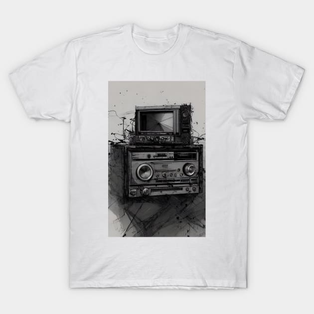 Entertainment Center T-Shirt by BryanWhipple